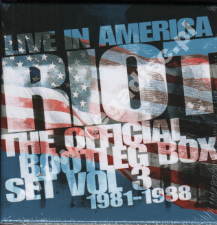 RIOT - Live In America - Official Bootleg Box Set Volume 3: 1981-1988 (6CD) - UK Hear No Evil Edition