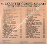 NASHVILLE GOSPEL SINGERS - 50 Country Gospel Greats (3LP) - CAN 1st Press - POSŁUCHAJ