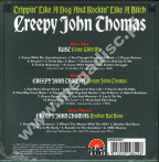 CREEPY JOHN THOMAS - Trippin' Like A Dog And Rockin' Like A Bitch - Complete Recordings (3CD) - UK Grapefruit Edition - POSŁUCHAJ