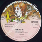 GENESIS - Genesis Live - NL Charisma 1977 Press - VINTAGE VINYL