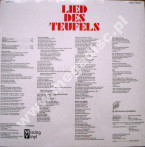 LIED DES TEUFELS - Lied Des Teufels - GRE Missing Vinyl Limited 180g Press - POSŁUCHAJ