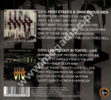 UFO - High Stakes & Dangerous Men / Lights Out In Tokyo - Live (2CD) - UK Hear No Evil Remastered Digipack Edition