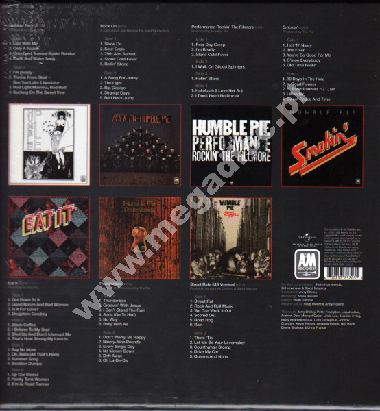HUMBLE PIE A&M Vinyl Box Set 19701975 (9LP) EU Remastered Limited