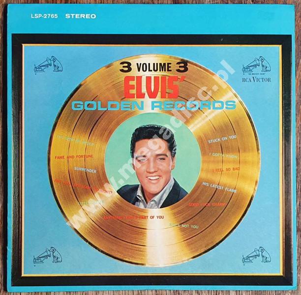 ELVIS PRESLEY Golden Records Volume 3 US RCA Victor 1963 Stereo 1st