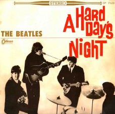 BEATLES - A Hard Day's Night - JAPAN Odeon 1964 STEREO RED VINYL 1st Press + insert + company inner - EXCELLENT PLUS VINTAGE VINYL