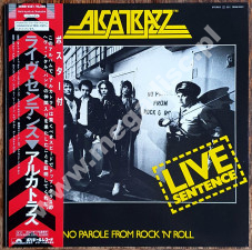 ALCATRAZZ - No Parole From Rock'n'Roll - Live Sentence - JAPAN Polydor 1984 1st Press - VINTAGE VINYL