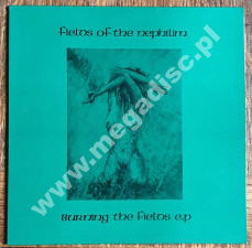 FIELDS OF THE NEPHILIM - Burning The Fields EP MAXI SINGIEL - UK Tower Release 1987 green cover Press - VINTAGE VINYL