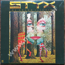 STYX - The Grand Illusion (+poster) - US A&M 1977 1st Press - VINTAGE VINYL