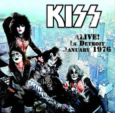 KISS - Alive! In Detroit, January 1976 (2LP) - FRA Verne BLUE VINYL Limited Press
