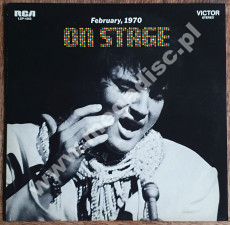 ELVIS PRESLEY - On Stage, February 1970 - US RCA Victor ('orange') 1970 1st Press - NEAR MINT VINTAGE VINYL
