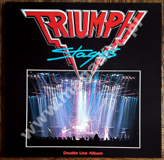 TRIUMPH - Stages - Live 1981-1984 (2LP) - GERMAN MCA 1985 1st Press - NEAR MINT VINTAGE VINYL