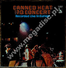 CANNED HEAT - '70 Concert - Recorded Live In Europe - JAPAN Liberty ('black') 1970 1st Press - NEAR MINT VINTAGE VINYL