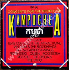 VARIOUS ARTISTS - Concerts For The People Of Kampuchea (2LP) - US Atlantic 1981 1st Press - NEAR MINT VINTAGE VINYL