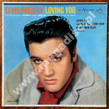 ELVIS PRESLEY - Loving You - US RCA Victor ('black') 1957 1st Press / US RCA Victor 1961 2nd Press - NEAR MINT VINTAGE VINYL