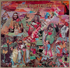 IRON BUTTERFLY - Live - GERMAN ATCO ('yellow') 1970 1st Press - NEAR MINT VINTAGE VINYL