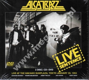 ALCATRAZZ - Live Sentence (CD+DVD) - UK Hear No Evil - POSŁUCHAJ