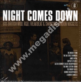 VARIOUS ARTISTS - NIGHT COMES DOWN - 60s British Mod, R&B, Freakbeat & Swinging London Nuggets (3CD) - UK RPM