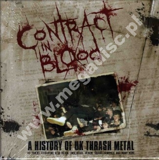 VARIOUS ARTISTS - CONTRACT IN BLOOD - History Of UK Thrash Metal (5CD) - UK Cherry Red