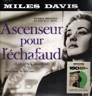 MILES DAVIS - Ascenseur pour l'Echafaud - EU WaxTime GREEN VINYL 180g Press - POSŁUCHAJ