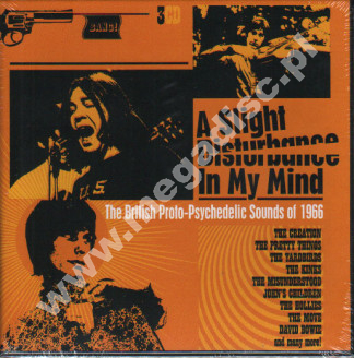 VARIOUS ARTISTS - A Slight Disturbance In My Mind: British Proto-Psychedelic Sounds Of 1966 (3CD) - UK Grapefruit Edition