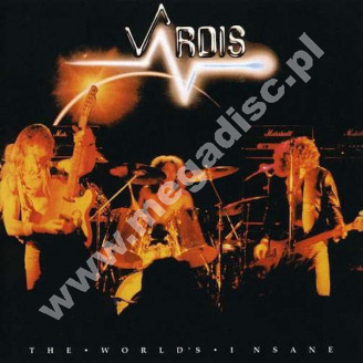 VARDIS - World's Insane - UK Back On Black CLEAR VINYL Press - POSŁUCHAJ