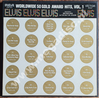 ELVIS PRESLEY - Worldwide 50 Gold Award Hits Vol. 1 (4LP BOX + booklet) - US RCA Victor 1970 1st Press - VINTAGE VINYL