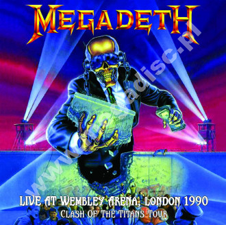 MEGADETH - Live At Wembley Arena, London 1990 - Clash Of The Titans Tour - FRA Verne Limited Press - POSŁUCHAJ - VERY RARE