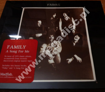 FAMILY - A Song For Me +2 - UK Madfish Remastered Expanded Digipack Edition