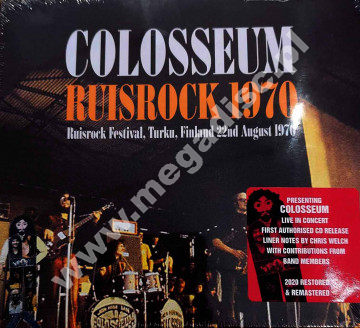 COLOSSEUM - Live At Ruisrock Festival, Turku, Finland 1970 - UK Repertoire Remastered Digipack - POSŁUCHAJ