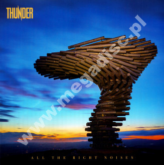 THUNDER - All The Right Noises (2LP) - UK BLUE/ORANGE Deluxe Press