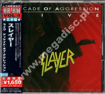 SLAYER - Decade Of Aggression - Live (2CD) - JAP Limited Edition