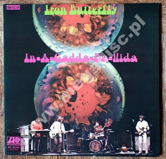 IRON BUTTERFLY - In-A-Gadda-Da-Vida - GERMAN Atlantic 1972 STEREO Press - EXCELLENT PLUS VINTAGE VINYL