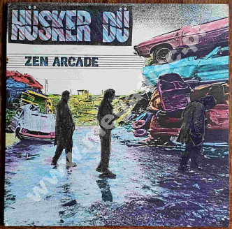 HUSKER DU - Zen Arcade (2LP) - US SST Records 1984 1st Press - NEAR MINT VINTAGE VINYL