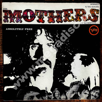 MOTHERS OF INVENTION - Absolutely Free - US Verve 1967 1st Press - NEAR MINT VINTAGE VINYL