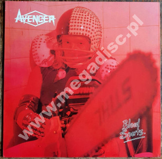 AVENGER - Blood Sports - NL Roadrunner 1984 1st Press - NEAR MINT VINTAGE VINYL
