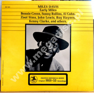 MILES DAVIS - Early Miles - UK Prestige 1975 MONO Press