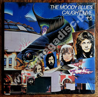 MOODY BLUES - Caught Live +5 (2LP) - US London Records 1977 1st Press - NEAR MINT VINTAGE VINYL