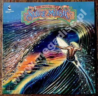 VARIOUS ARTISTS - History Of Surf Music Volume One - Original Instrumental Hits 1961-1963 - US Rhino 1982 1st Press - NEAR MINT VINTAGE VINYL