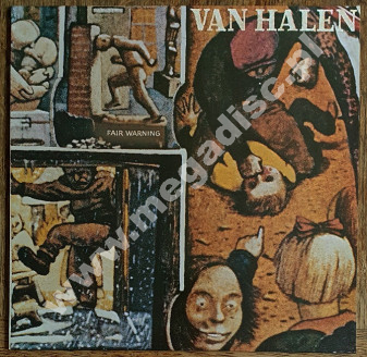 VAN HALEN - Fair Warning - GERMAN Warner Bros. 1981 1st Press - NEAR MINT VINTAGE VINYL