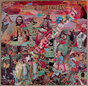 IRON BUTTERFLY - Live - GERMAN ATCO ('yellow') 1970 1st Press - NEAR MINT VINTAGE VINYL