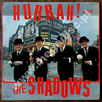 SHADOWS - Hurrah! For The Shadows - DANISH Columbia ('green') 1963 1st Press - NEAR MINT VINTAGE VINYL