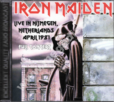 IRON MAIDEN - Live In Nijmegen, Netherlands, April 1981 - Full Concert - EU Sweet Leaf Limited Edition - VERY RARE - POSŁUCHAJ