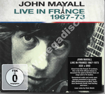 John Mayall - Live In France 1967–73 (2CD + DVD) - Repertoire Records Edition