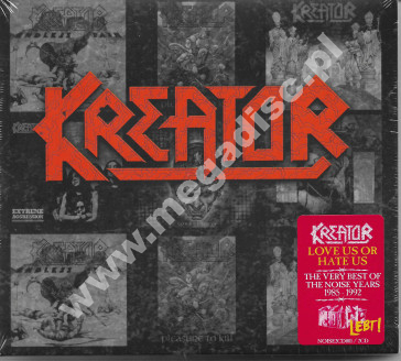 KREATOR - Love Us Or Hate Us: The Very Best Of The Noise Years 1985–1992 (2CD) - Noise Records / BMG Edition
