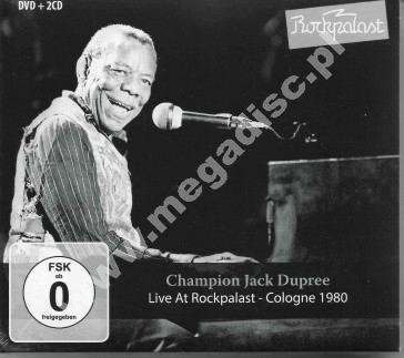 CHAMPION JACK DUPREE – Live At Rockpalast – Cologne 1980 (2CD + DVD) - MIG Music / WDR Rockpalast Edition