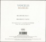 VANGELIS - Beaubourg - UK Esoteric Digipack Edition