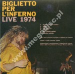 BIGLIETTO PER L'INFERNO - Live 1974 - ITA Card Sleeve