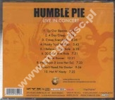 HUMBLE PIE - Live In Concert - EU Edition