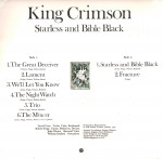 KING CRIMSON - Starless And Bible Black - UK 200g Press