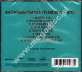 BACHMAN-TURNER OVERDRIVE - BTO II - EU Music On CD Edition - POSŁUCHAJ